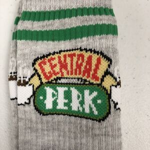 Friends The TV Series Central Perk Crew Socks Size 10-13 NWT